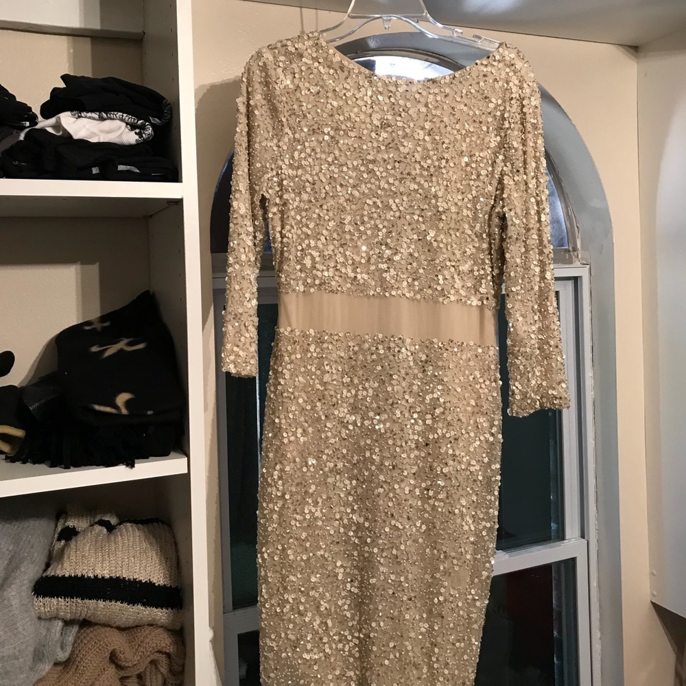 COPY - Champagne sequin dress